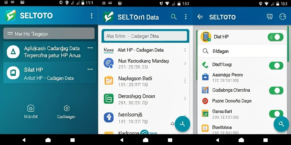 Tampilan antarmuka SELTOTO yang sederhana dan fungsional.