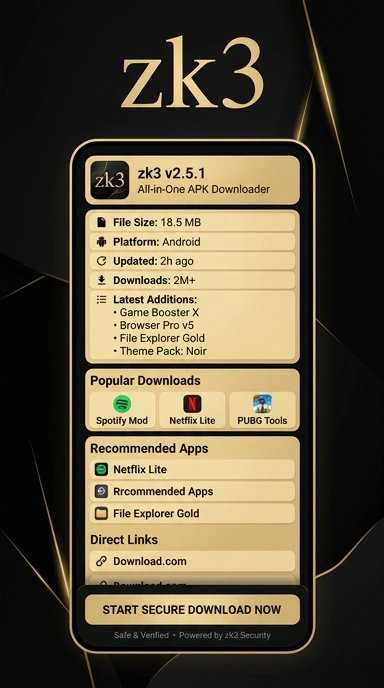 Unduh APK zk3 untuk Ponsel Android Anda Sekarang