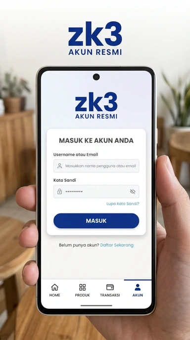 Masuk Akun zk3 untuk Pengguna Android